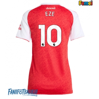 Arsenal Eberechi Eze #10 Tricou Fotbal Replică 2025-26 Femei Acasa